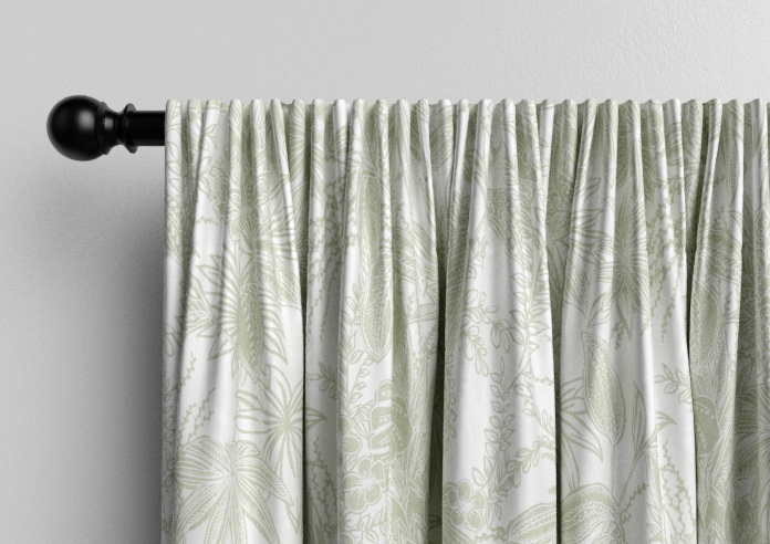Maui, Pistachio - Made to Measure Curtains - Image 9